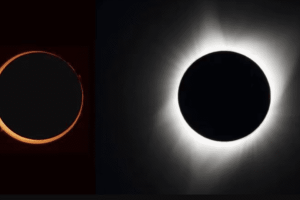 مکمل سورج گرہن کے دوران ہمیں سورج کے سب سے باہری حصے کو دیکھنے کا موقع ملتا ہے جسے کورونا کہا جاتا ہے۔ سورج کی تیز روشنی کی وجہ سے کورونا کو ننگی آنکھ سے دیکھنا مشکل ہے۔ تاہم، مکمل سورج گرہن کے دوران، یہ اس وقت نظر آتا ہے جب چاند روشنی کو زمین تک پہنچنے سے روکتا ہے۔